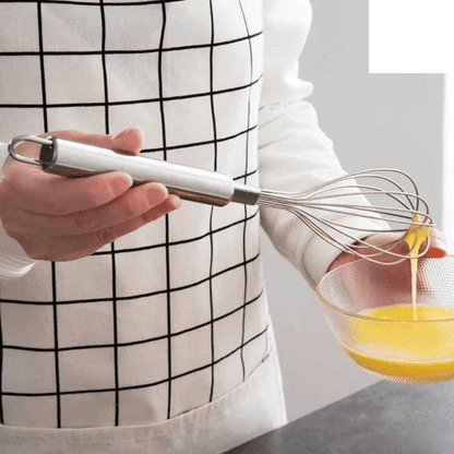 Stainless steel egg beater mixer