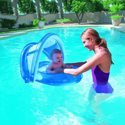 Sunshade baby swimming seat