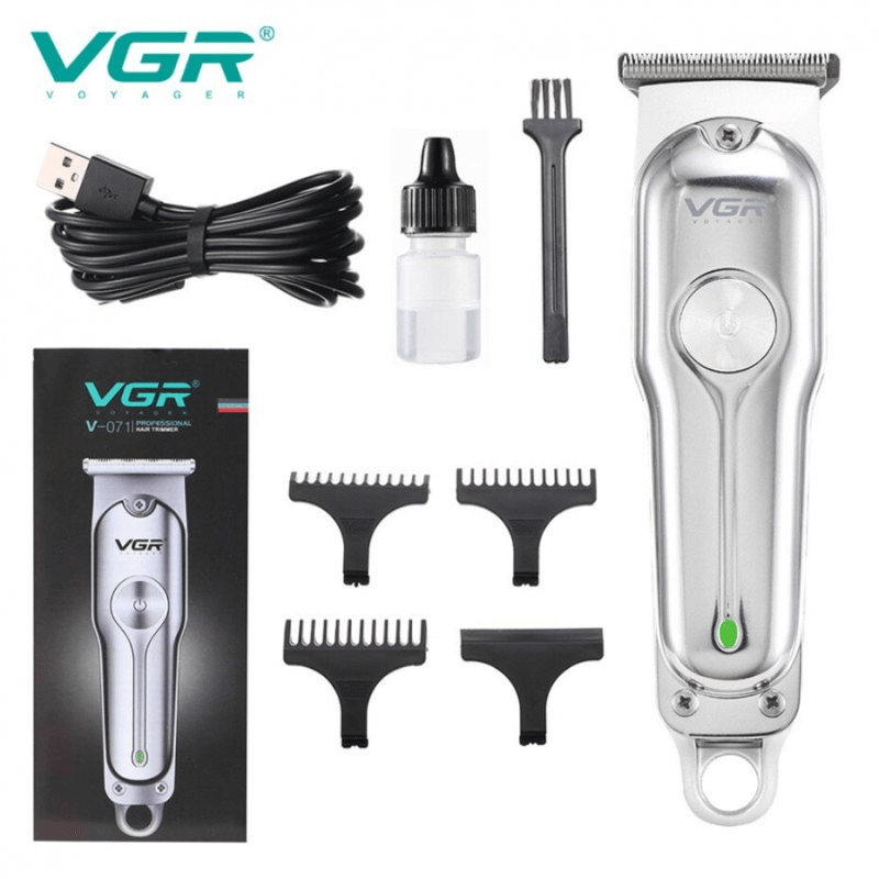 Professional hair trimmer with precision t blade