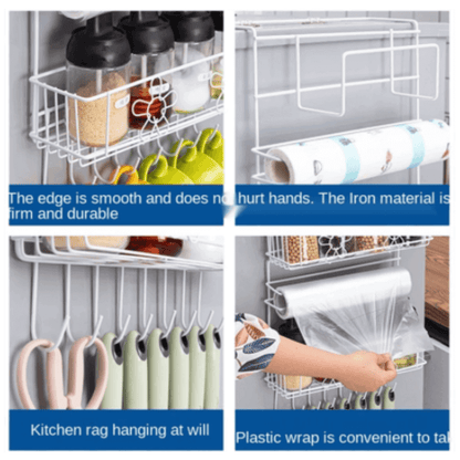 Refrigerator iron storage rack