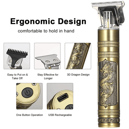 Usb electric rechargeable hair clipper for men