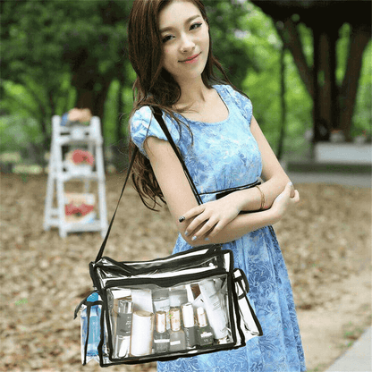 Cosmetic bag transparent pvc toiletry bag