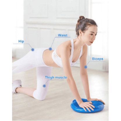 Body core balance inflatable cushion pad