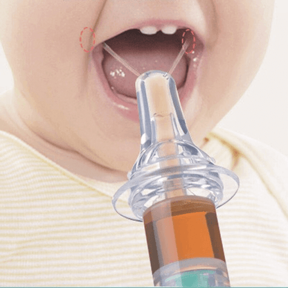Baby medicine feeder small dropper choke prevention