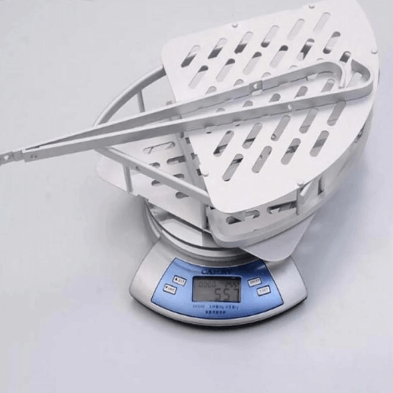 2 tier aluminum corner rack wall mounted