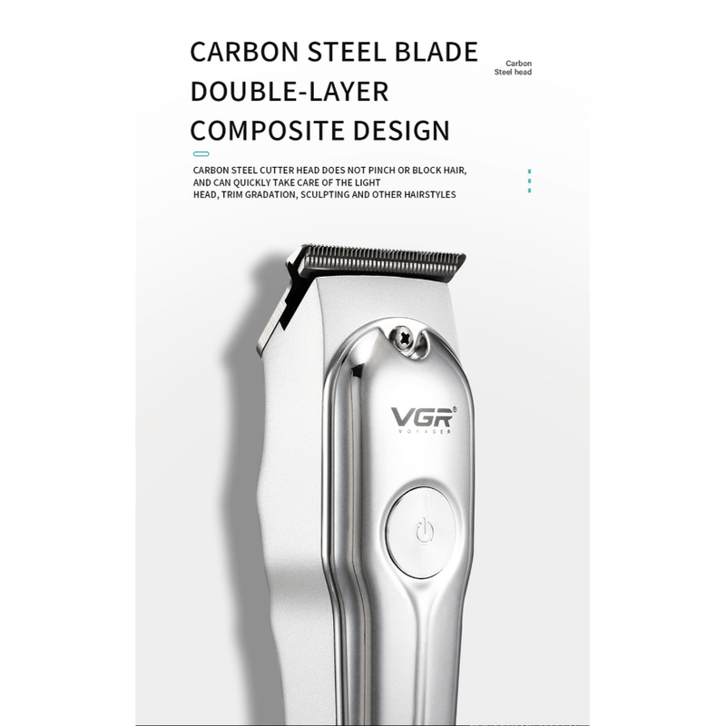 Professional hair trimmer with precision t blade