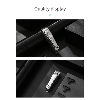 Professional hair trimmer with precision t blade