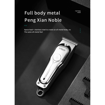 Professional hair trimmer with precision t blade