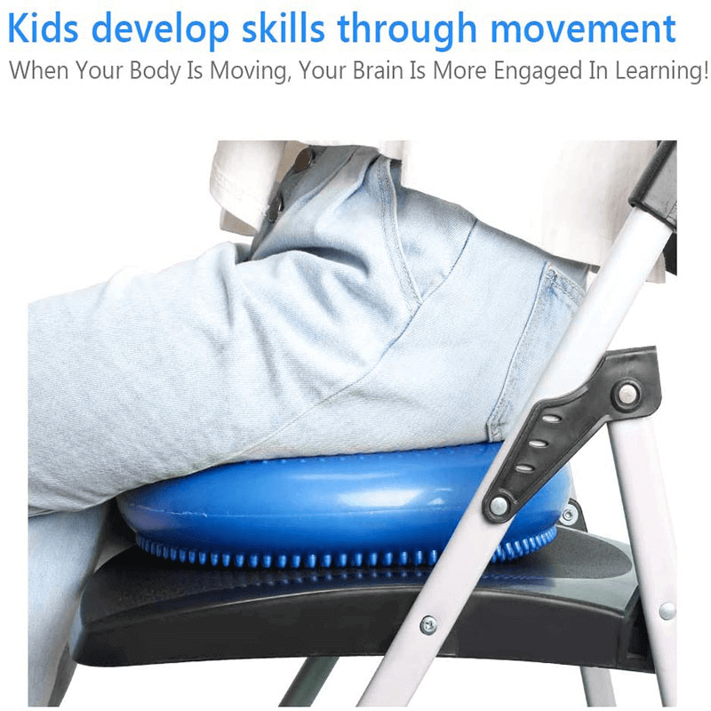 Body core balance inflatable cushion pad