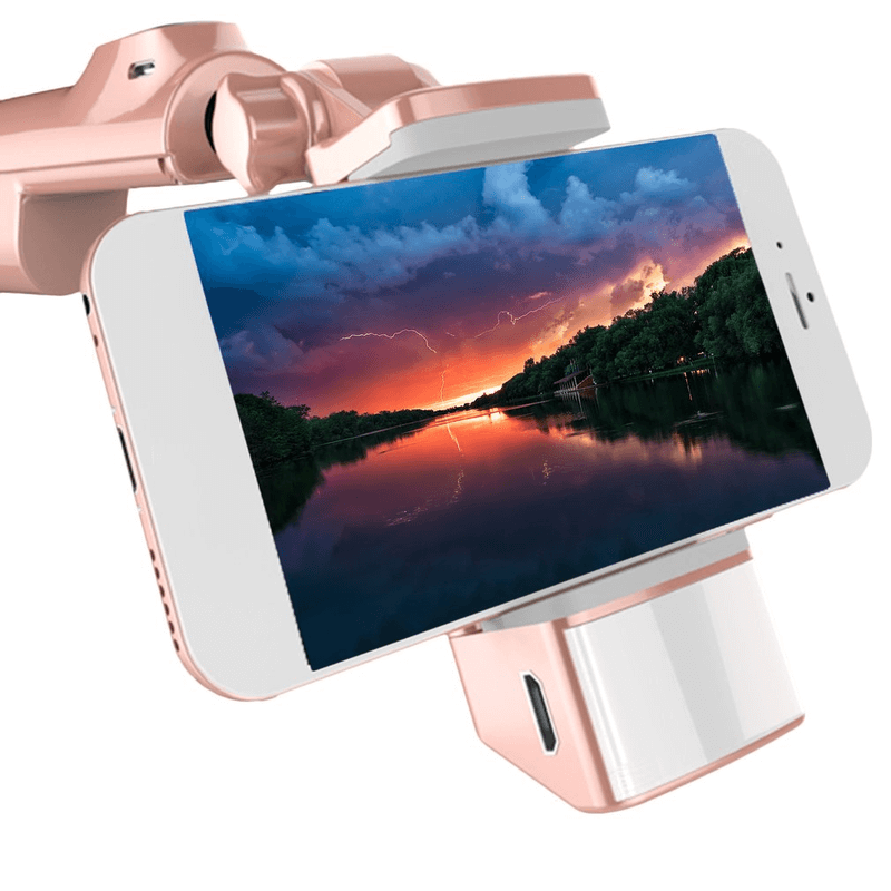 Rose gold selfie stick monopod wireless rc