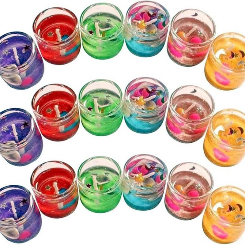 Wax candles 6 pcs