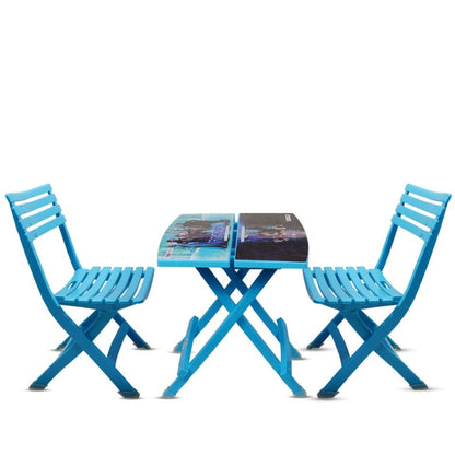 Kids Table and 2 Chairs Fun Foldable Gift Set