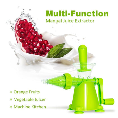 Multifunction Manual Hand Juicer Fruit Vegetable Extractor Portable DIY Kitchen