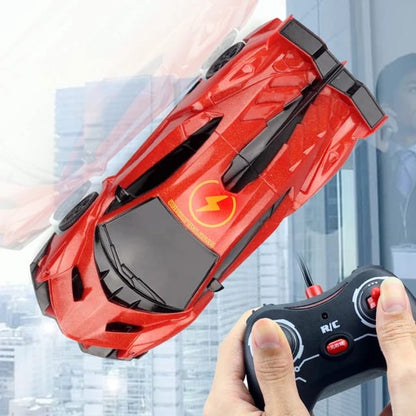 Remote control toy car wall climbing car