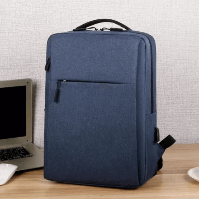 Hq canvas usb supported backpack