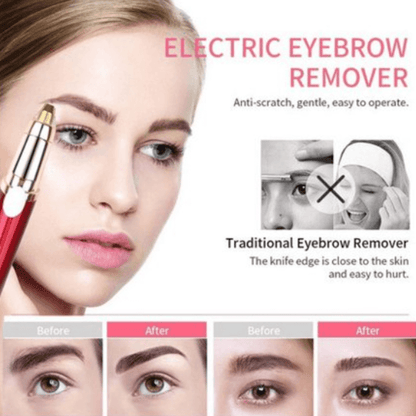 Portable electric eyebrow trimmer with usb cable
