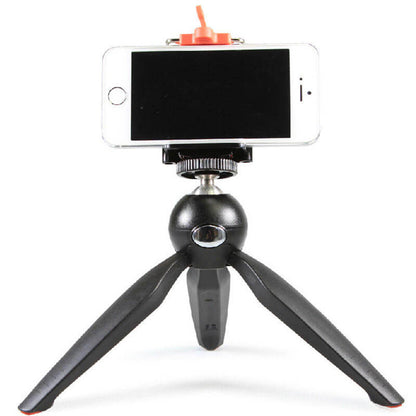 Yunteng yt-228 - mini tripod with mobile clip - black