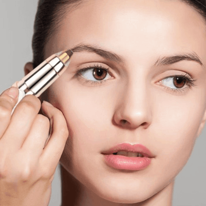 Portable electric eyebrow trimmer with usb cable