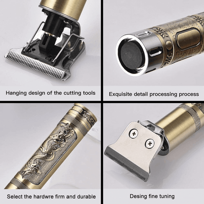 Usb electric rechargeable hair clipper for men