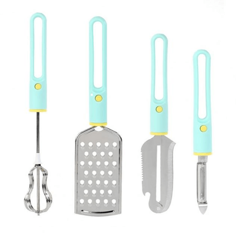 Stainless steel 4 in 1 kitchen tools set 