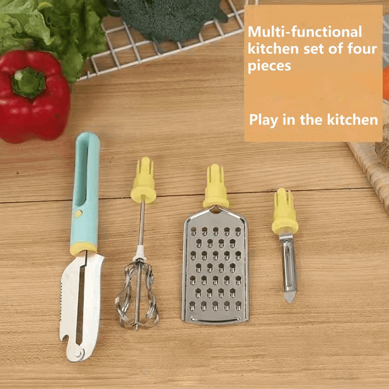 Stainless steel 4 in 1 kitchen tools set