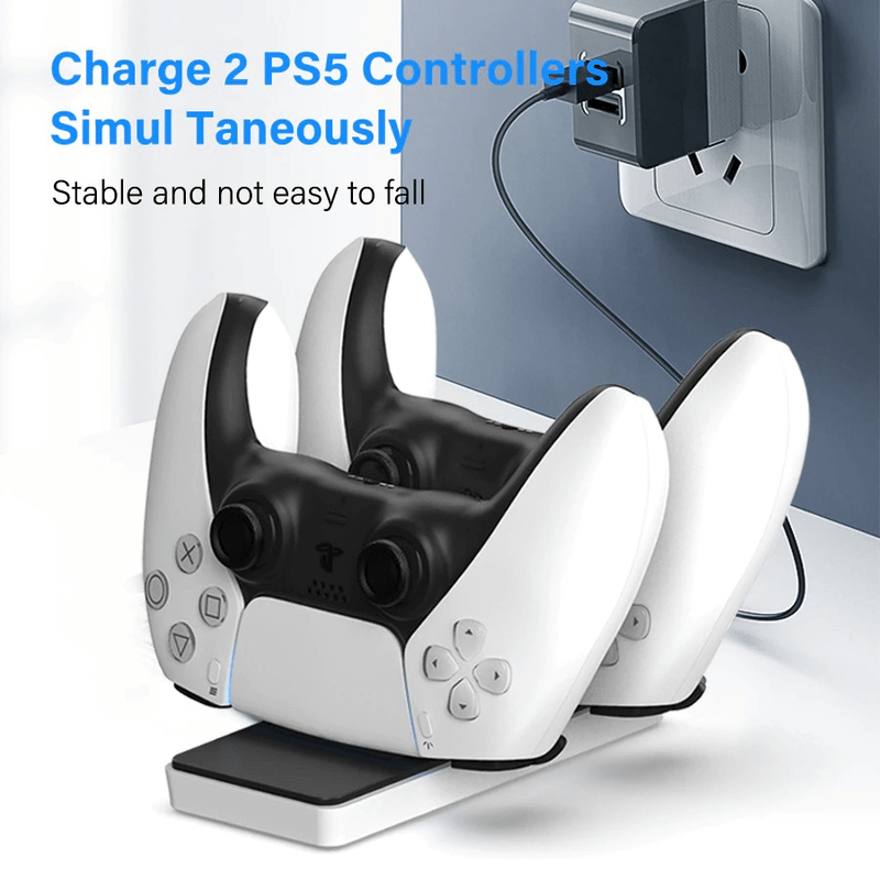 Dobe ps5 wireless dual charging dock for joystick controller