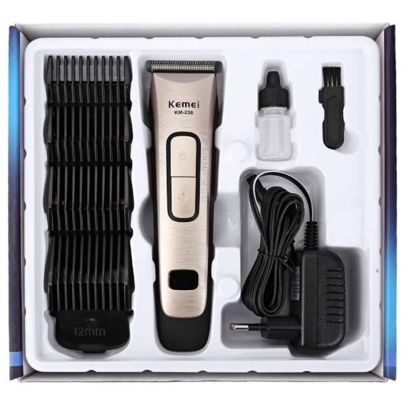 Kemei km-236 professional rechargeable barber hair cutting
