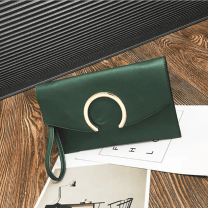 2 in 1 stylish half circle cross body bag