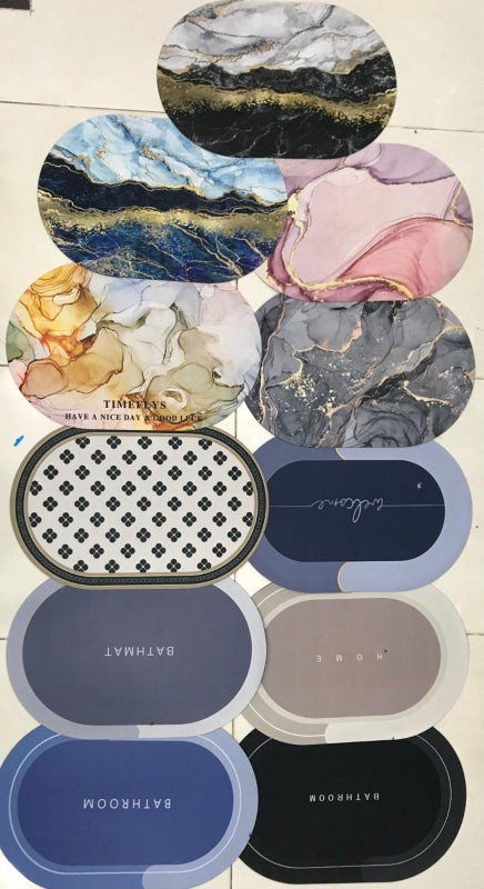 Anti Slip Water Absorbent Bathroom Mat