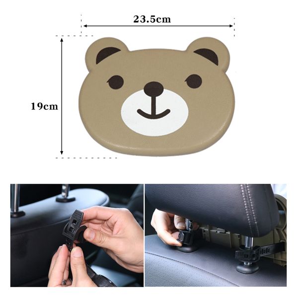 Cute cartoon folding car back seat table tray