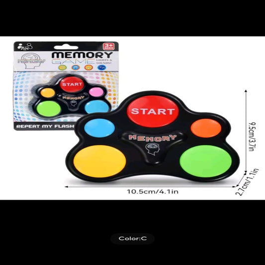 BATTERY OPERATED MEMORY BUTTON'S GAME WITH LIGHT SOUNDS