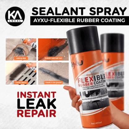 Rubber coating spray flexible leak sealant waterproof