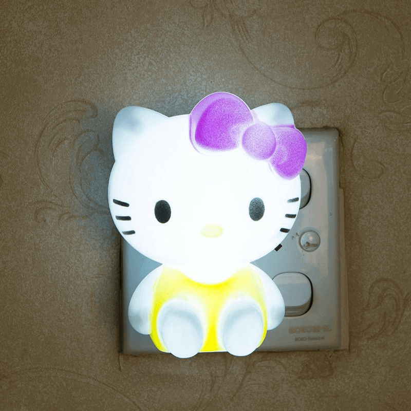 Hello kitty cute led night light lamp