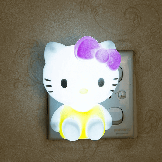 Hello kitty cute led night light lamp
