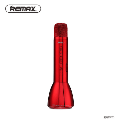 Remax pc k03 wireless microphone bluetooth speaker