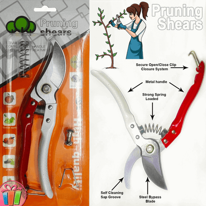 Carbon steel pruning shears garden scissors