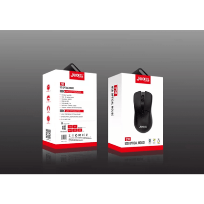Jedel 230 usb wired 3d optical mouse