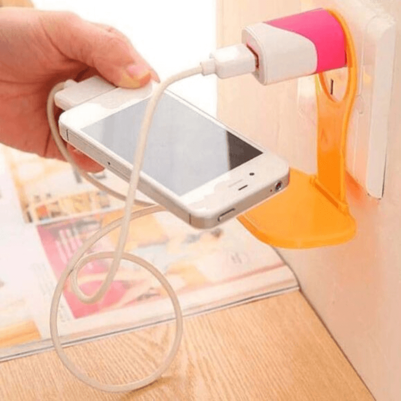 Phone wall charging mobile holder
