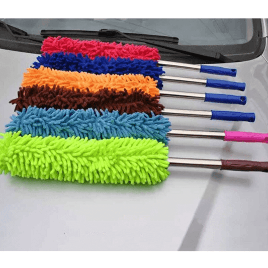 Flexible car wash brush microfiber