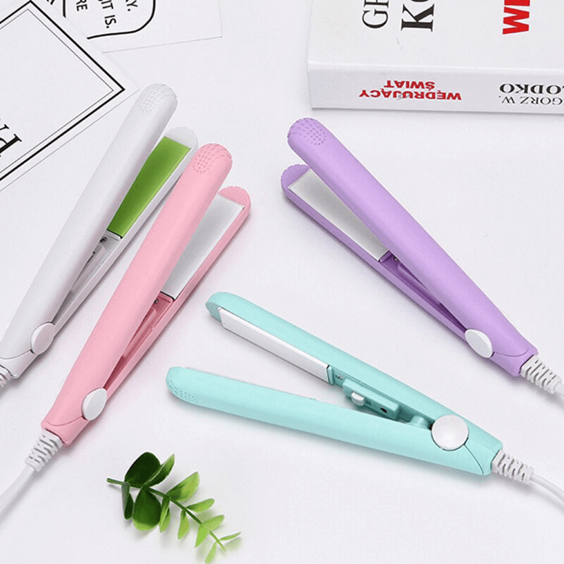 Mini hair straightener and curler 