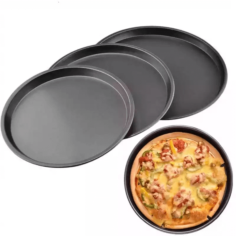 3 pcs non stick pizza pan