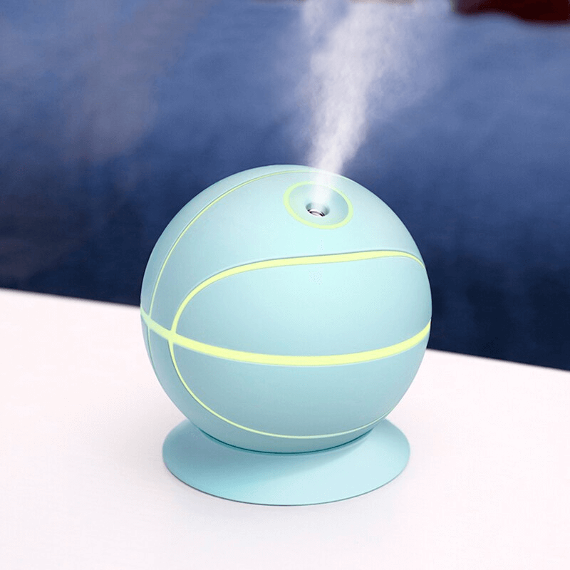 Rotatable basketball shaped air humidifier 240ml