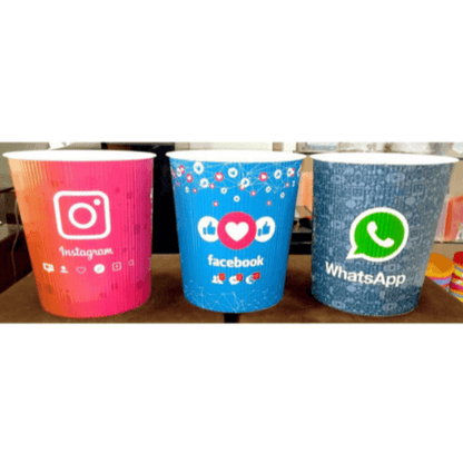 Mini waste paper bin