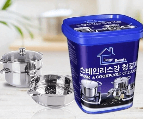Magical stainless steel polish cookware cleaner