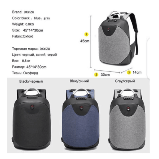 Compact sports style backpack