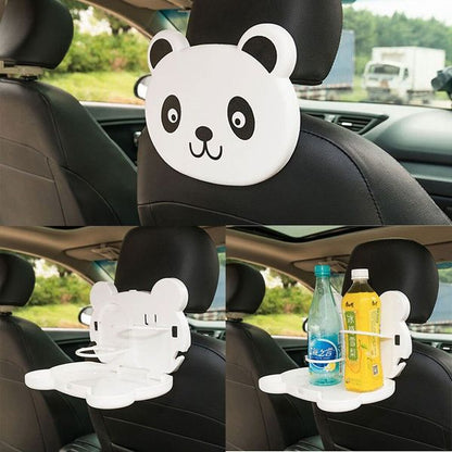 Cute cartoon folding car back seat table tray