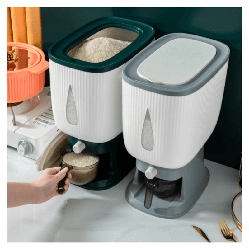 10kg rice dispenser and cereal storage box