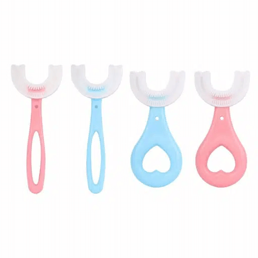 Kids u shape silicone toothbrush
