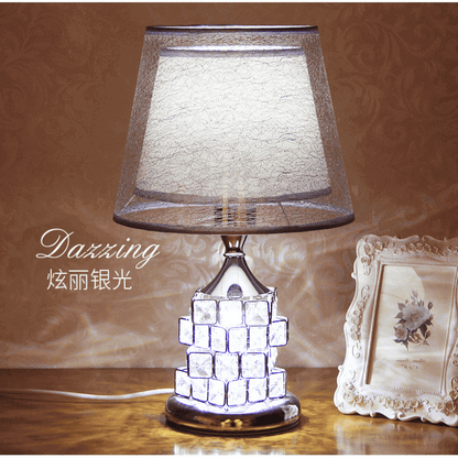 Creative crystal table lamp bedside lamp