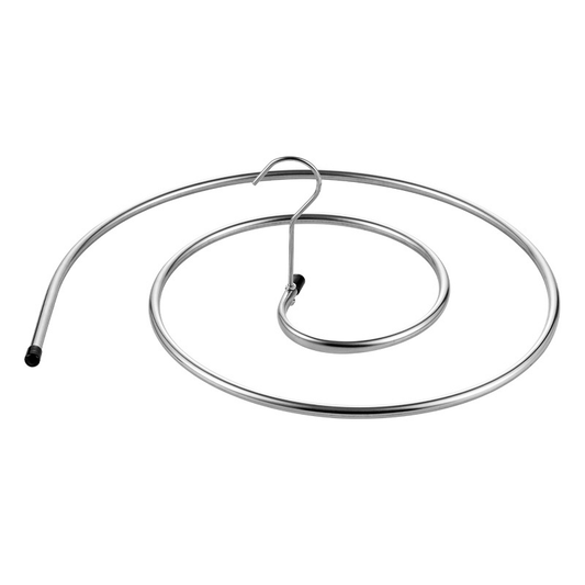 Stainless steel round towel hanger